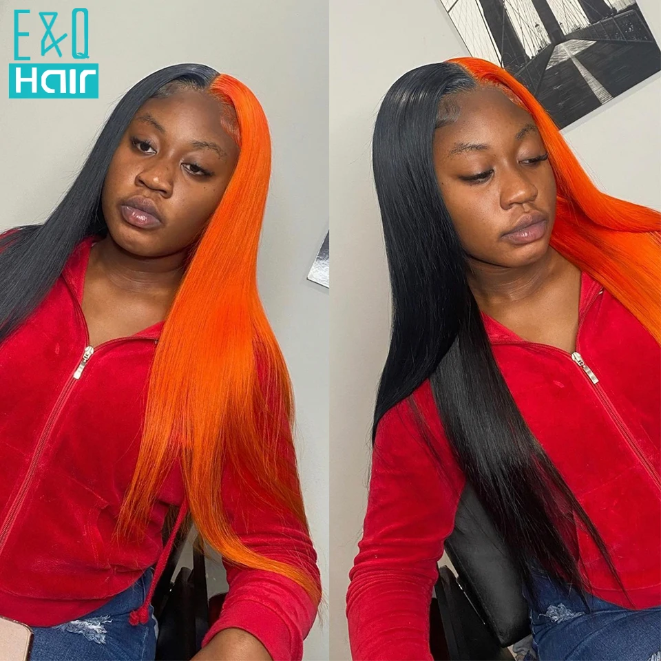 Half Wig Colored Human Hair Wigs For Women Green Blue Ginger Straight Lace Front Wig 613 HD Transparent Lace Frontal Wig 180%
Half Wig Colored Human Hair Wigs For Women Green Blue Ginger Straight Lace Front Wig 613 HD Transparent Lace Frontal Wig 180%