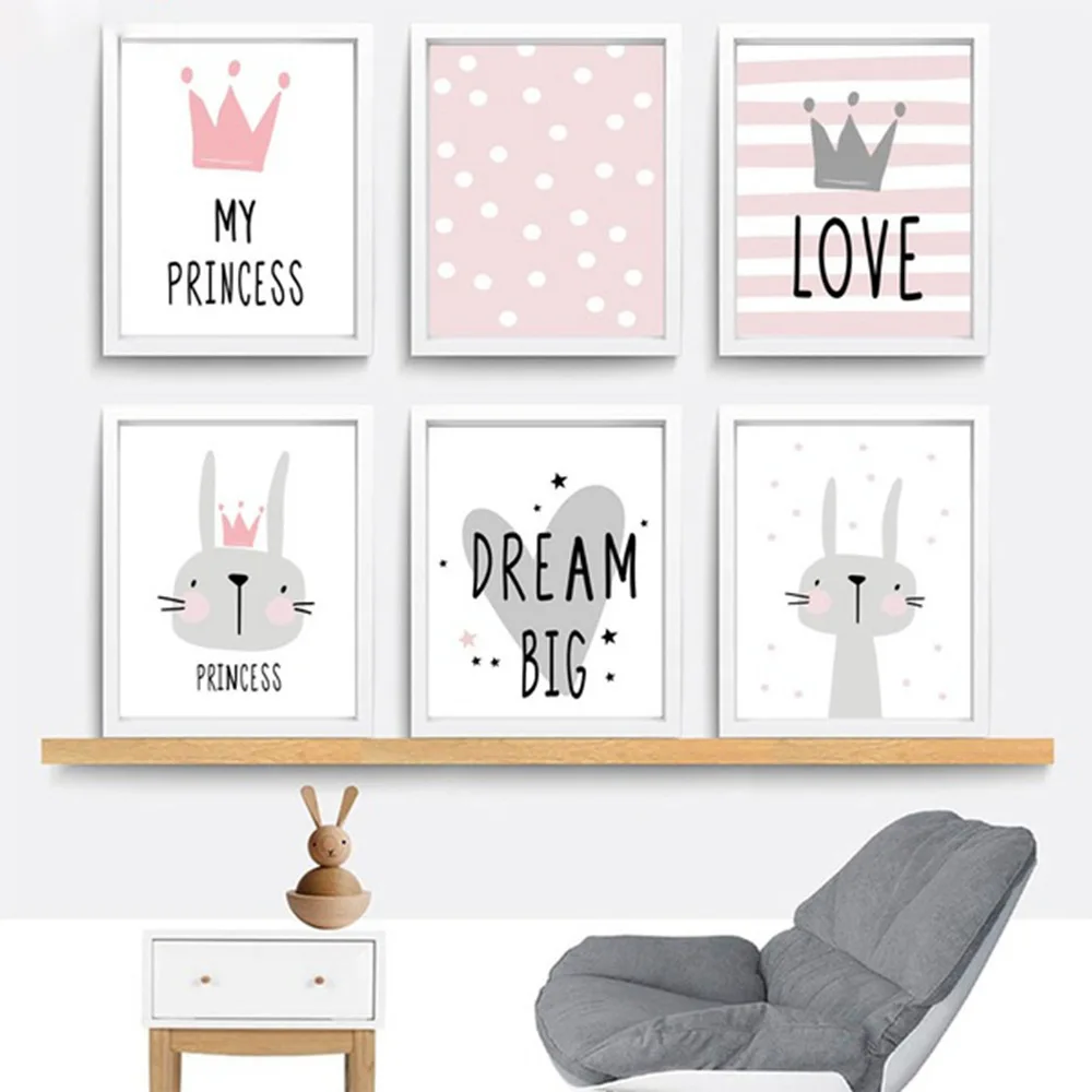 Modern Cartoon bunny Kids Children's Room Canvas Decorative Painting Poster Picture Album Photo Home Decor Wall Art Decoration
Modern Cartoon bunny Kids Children's Room Canvas Decorative Painting Poster Picture Album Photo Home Decor Wall Art Decoration