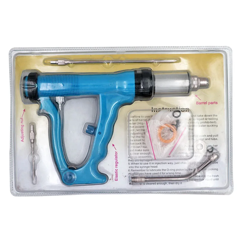 Animal Veterinary Continuous Feeding Gun Plastic Adjustable feeder for Pig Cattle Sheep Goats Farm Livestock Tool
Animal Veterinary Continuous Feeding Gun Plastic Adjustable feeder for Pig Cattle Sheep Goats Farm Livestock Tool