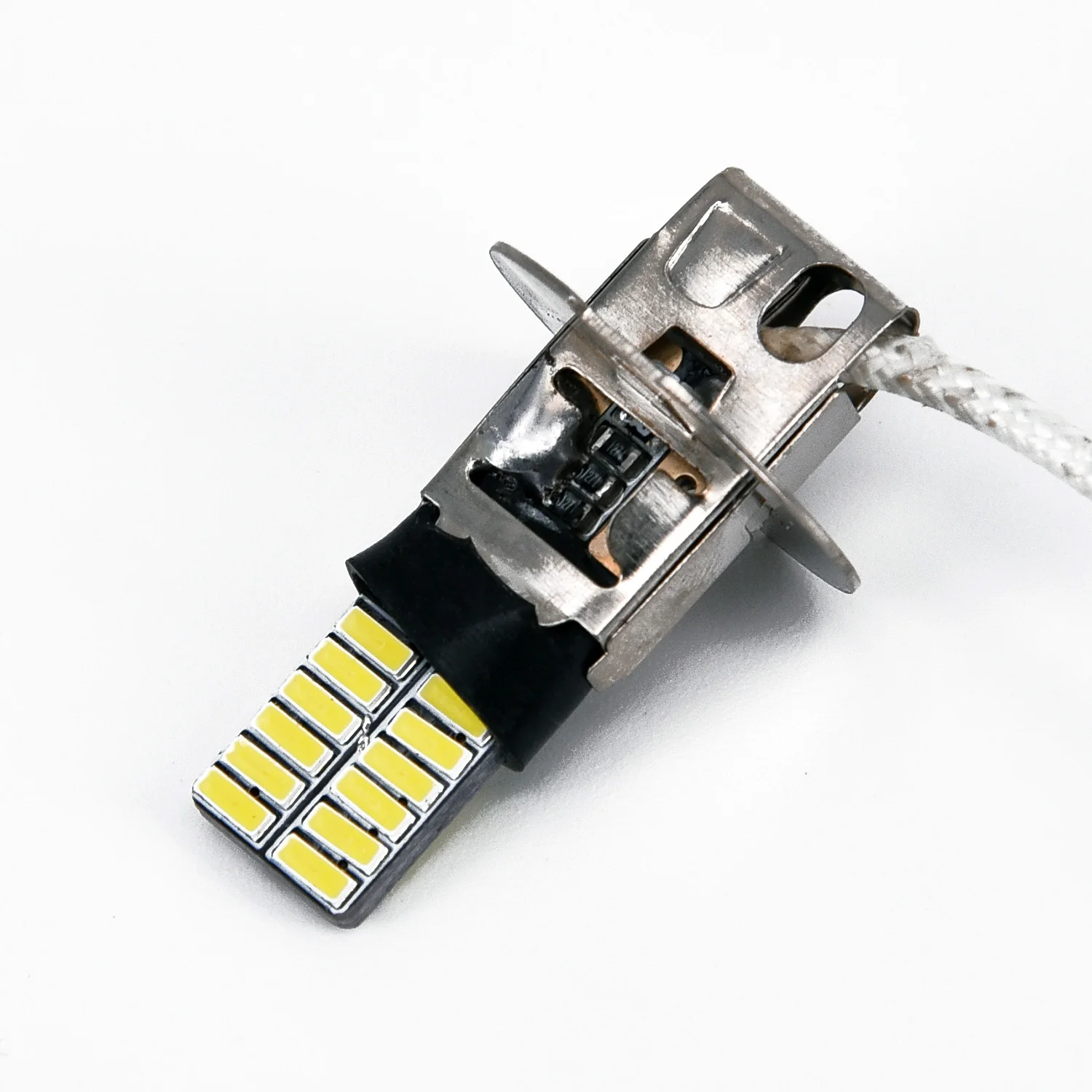 2pcs Car Light Auto H3 LED 6500K 4014 Bulb DRL Driving Universal White 24-SMD
2pcs Car Light Auto H3 LED 6500K 4014 Bulb DRL Driving Universal White 24-SMD