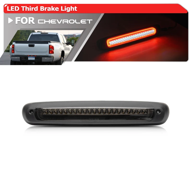 Smoked 2-in-1 Led High-Mount Brake Cargo Roof Light For Chevrolet Silverado 1500 2500 3500 GMC Sierra 2007-2014 For Hummer H3T
Smoked 2-in-1 Led High-Mount Brake Cargo Roof Light For Chevrolet Silverado 1500 2500 3500 GMC Sierra 2007-2014 For Hummer H3T