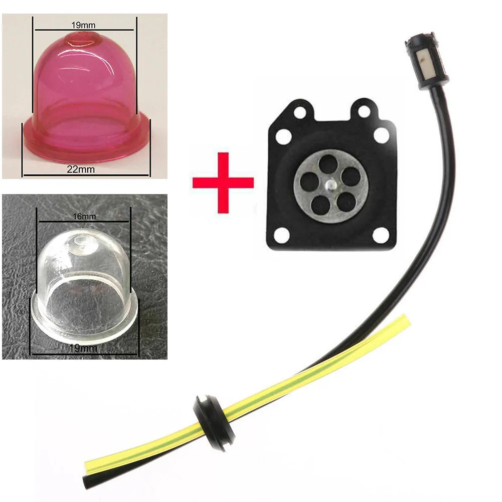 Replacement Fuel Filter Fuel Hose Primer Pump Set Carburetor Membrane For Brushcutter Strimmer Garden Power Tools Accessories
Replacement Fuel Filter Fuel Hose Primer Pump Set Carburetor Membrane For Brushcutter Strimmer Garden Power Tools Accessories