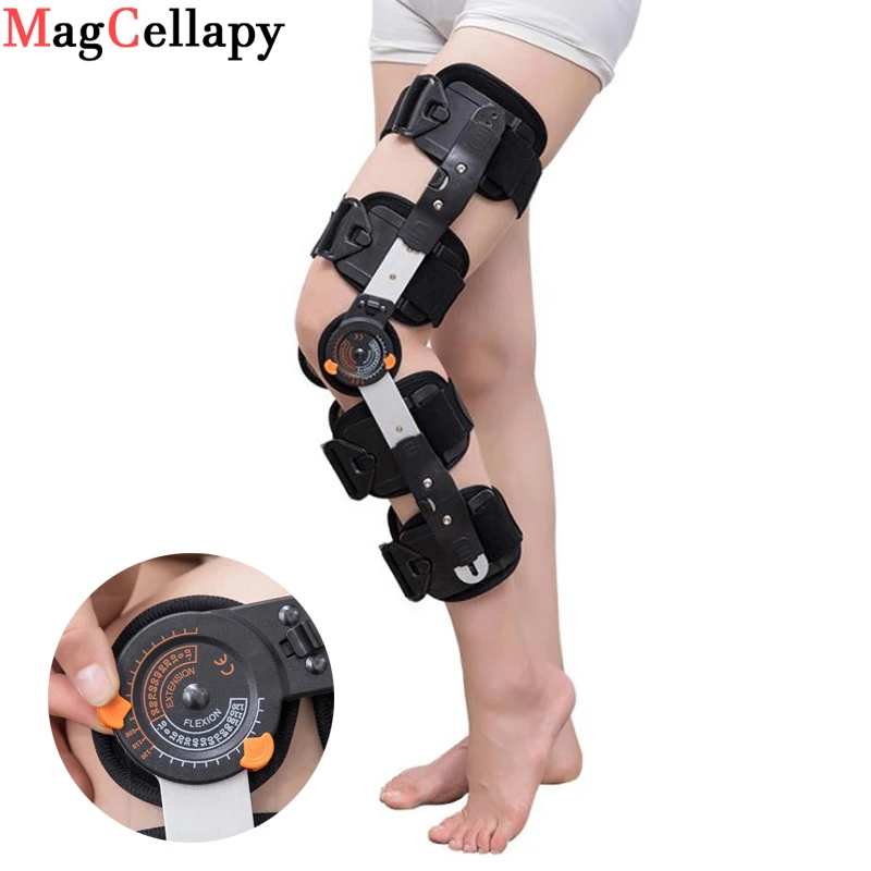 

Крепежный кронштейн для коленного сустава, регулируемый откидной коленный фиксатор, восстановление травм, Ортез на колено, поддержка ПЗУ