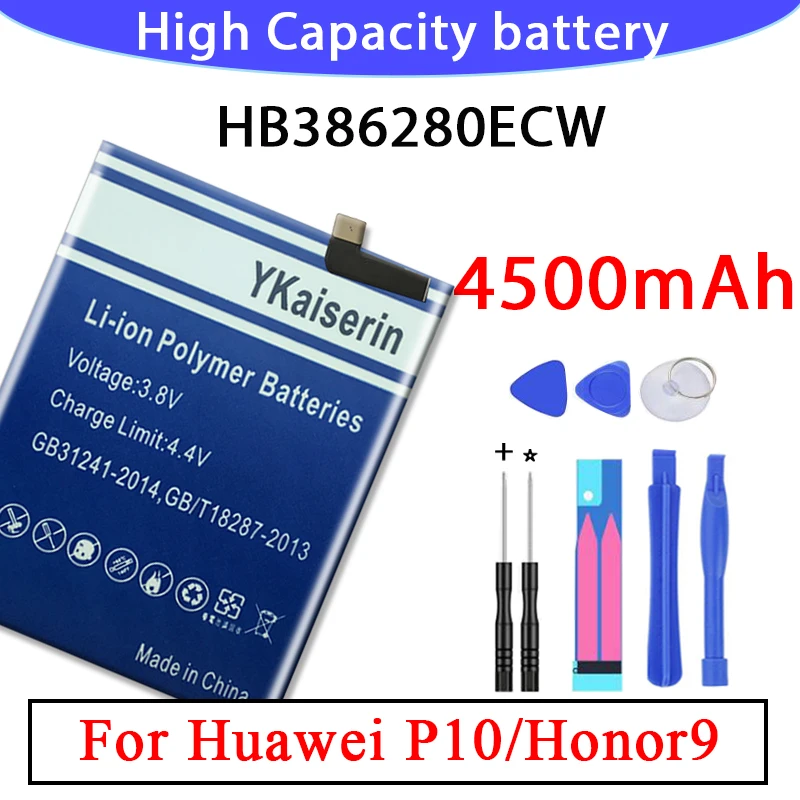 Запасная батарея для телефона Hua Wei HB386280ECW 4500 мАч Huawei Honor 9 STF-L09 STF-AL10 P10 5 1" |