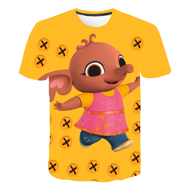 3D Children's Summer Bing Cartoon Rabbit Kids Cute and Fun t-shirt Short Sleeve Boys and Girls Casual Baby T-shirt 4T-14T
3D Children's Summer Bing Cartoon Rabbit Kids Cute and Fun t-shirt Short Sleeve Boys and Girls Casual Baby T-shirt 4T-14T