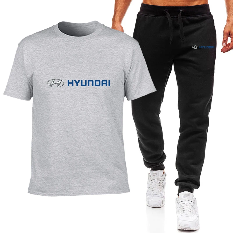 2021 popular new HYUNORI car logo printed pure cotton men's T-shirt + Sports length pants Set high quality Tshirt sport running
2021 popular new HYUNORI car logo printed pure cotton men's T-shirt + Sports length pants Set high quality Tshirt sport running
