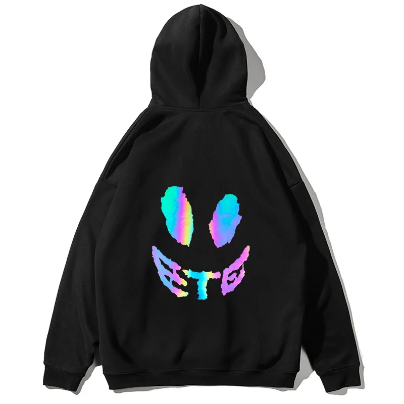 Men Europe Trend Ins Plush Hoods Clothes Loose Dazzling Reflective Face Printing Couple Coat Movement Hip Hop
Men Europe Trend Ins Plush Hoods Clothes Loose Dazzling Reflective Face Printing Couple Coat Movement Hip Hop