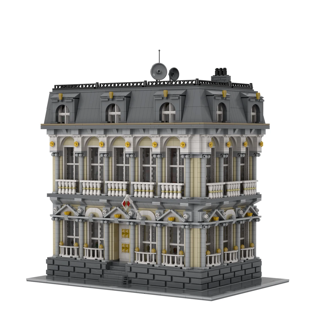 

8491Pcs MOC-76209 The Embassy Building DIY Architecture Building Blocks Toy (Licensed and Designed by Brickstyle City)