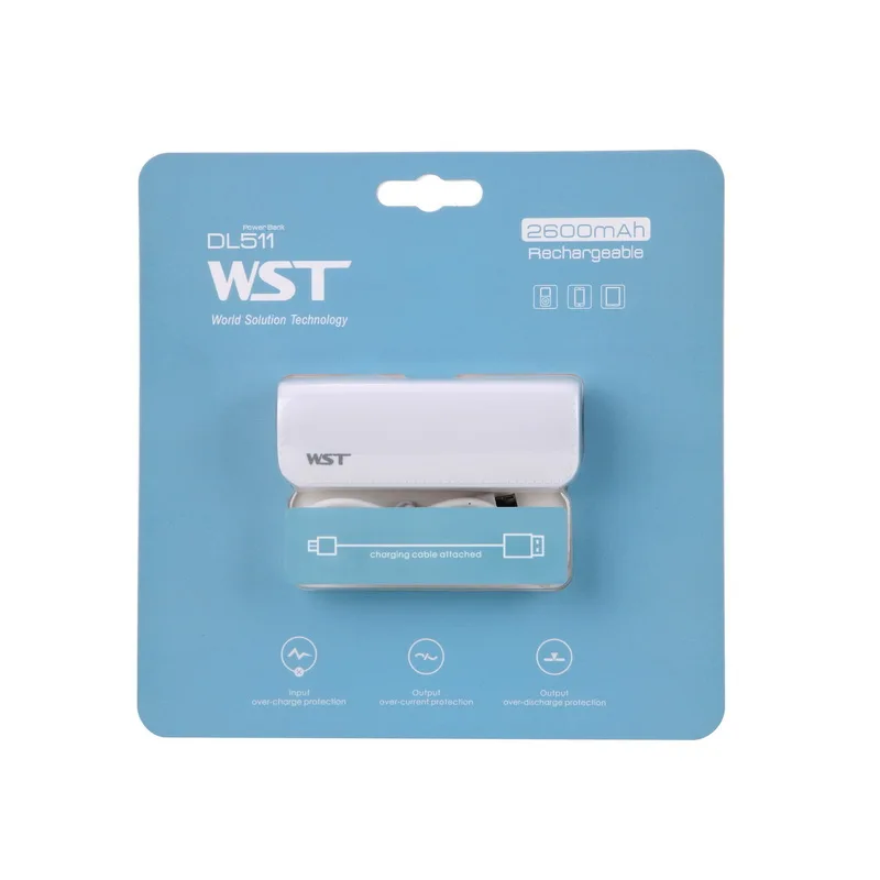 WST Mini Power Bank Portable Charging Battery External Batteries for Samsung iPhone Mobile Powerbank USB Ports Batteries Charger
WST Mini Power Bank Portable Charging Battery External Batteries for Samsung iPhone Mobile Powerbank USB Ports Batteries Charger