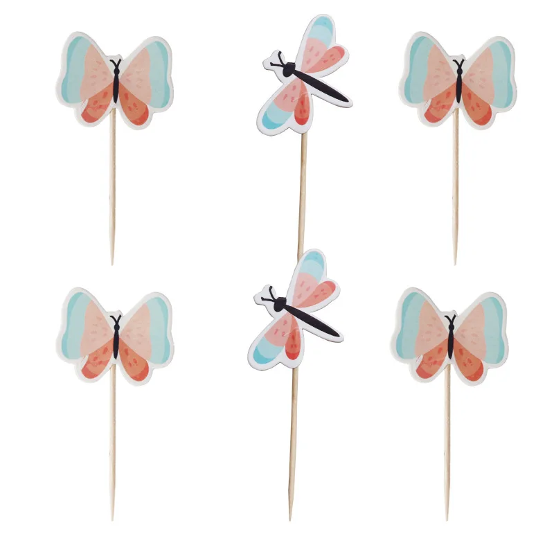240pcs/lot Happy Baby Shower Kids Favors Butterfly Cupcake toppers Decorations Birthday Party Dragonfly Cake Topper With Sticks
240pcs/lot Happy Baby Shower Kids Favors Butterfly Cupcake toppers Decorations Birthday Party Dragonfly Cake Topper With Sticks