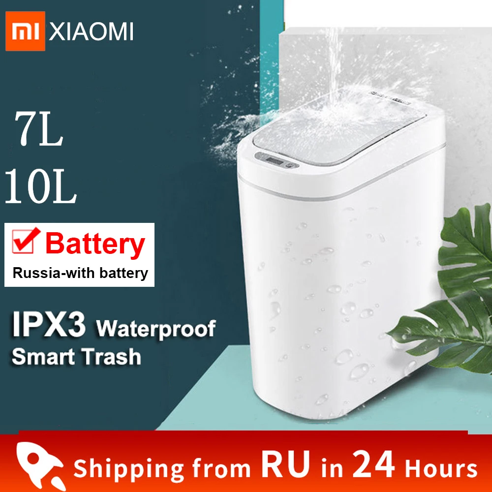 Мусорная корзина Xiaomi NINESTARS, умное ведро с датчиком движения, водонепроницаемое, емкостью 10 л, 7 л
Мусорная корзина Xiaomi NINESTARS, умное ведро с датчиком движения, водонепроницаемое, емкостью 10 л, 7 л