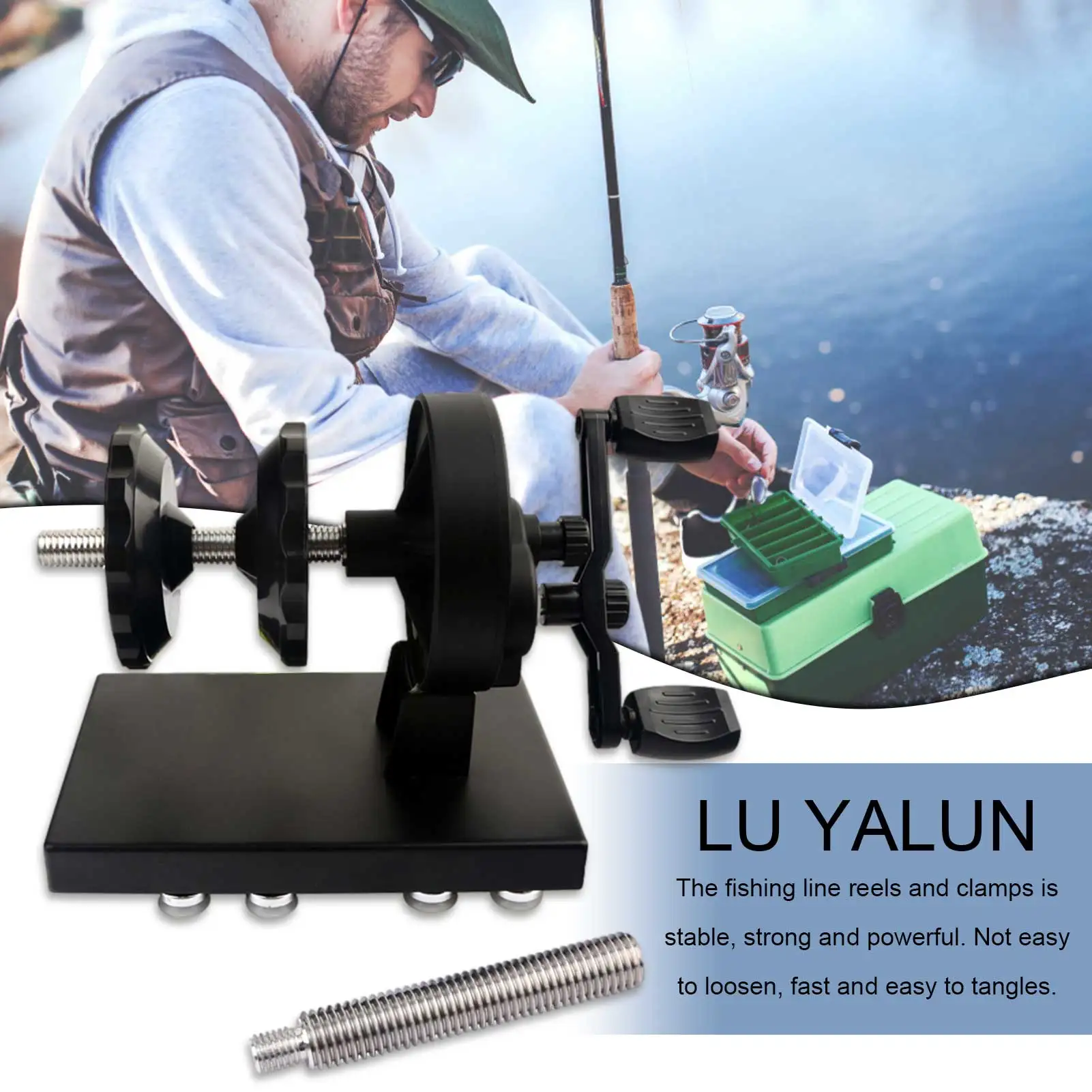 Portable Fishing Line Winder Reel Spool Spooler Machine Spinning & Baitcasting Reel Spool Spooling Station System Fishing Tool
Portable Fishing Line Winder Reel Spool Spooler Machine Spinning & Baitcasting Reel Spool Spooling Station System Fishing Tool