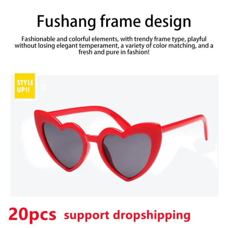 Hot Fashion Heart-shaped UV Sunglasses Ladies Sunshade Fashion Peach Heart Sunglasses Rider Glasses Support Dropshipping 20 Pcs
Hot Fashion Heart-shaped UV Sunglasses Ladies Sunshade Fashion Peach Heart Sunglasses Rider Glasses Support Dropshipping 20 Pcs