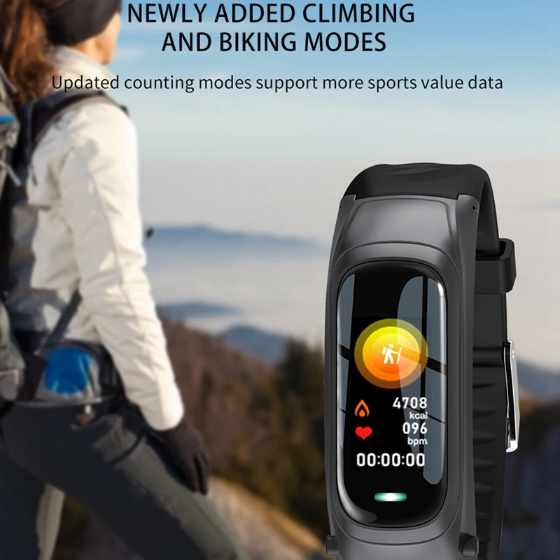B9 Smart Bracelet Bluetooth Earphone Answer Call Voice Control Smart Band Heart Rate Fitness Tracker Sport Watch IP67 Waterproof
B9 Smart Bracelet Bluetooth Earphone Answer Call Voice Control Smart Band Heart Rate Fitness Tracker Sport Watch IP67 Waterproof