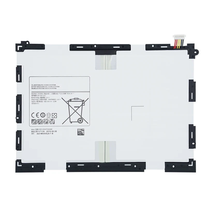 5PCS 100% Original Battery EB-BT550ABE For Samsung Galaxy Tab A 9.7" T555 T550 SM-T550 SM-P550 SM-P351 Tablet Battery
5PCS 100% Original Battery EB-BT550ABE For Samsung Galaxy Tab A 9.7" T555 T550 SM-T550 SM-P550 SM-P351 Tablet Battery