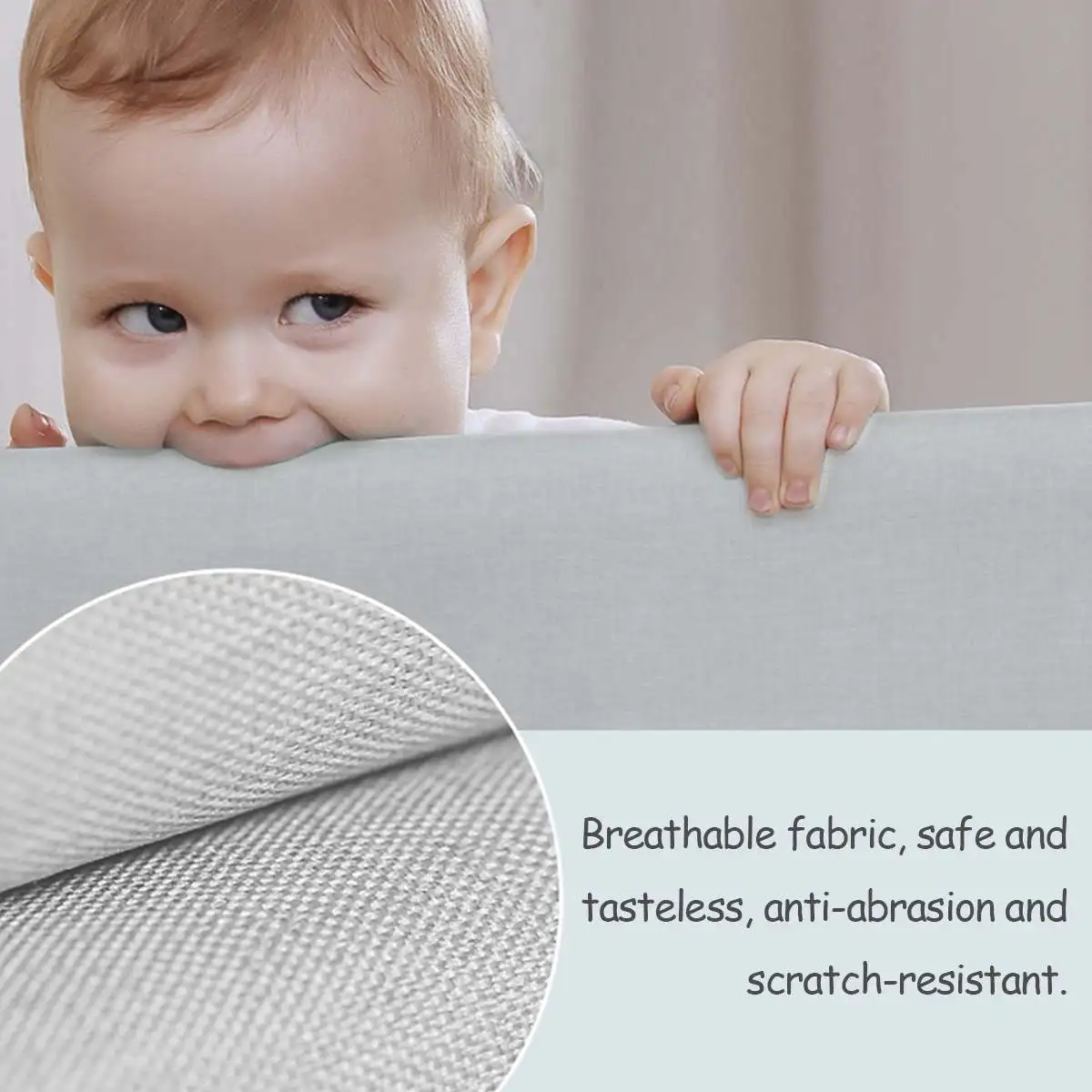 1PCS Children's Bed Barrier Fence Safety Guardrail Security Adjustable Baby Home Playpen Game Tent Railing For 0-6 Years
1PCS Children's Bed Barrier Fence Safety Guardrail Security Adjustable Baby Home Playpen Game Tent Railing For 0-6 Years