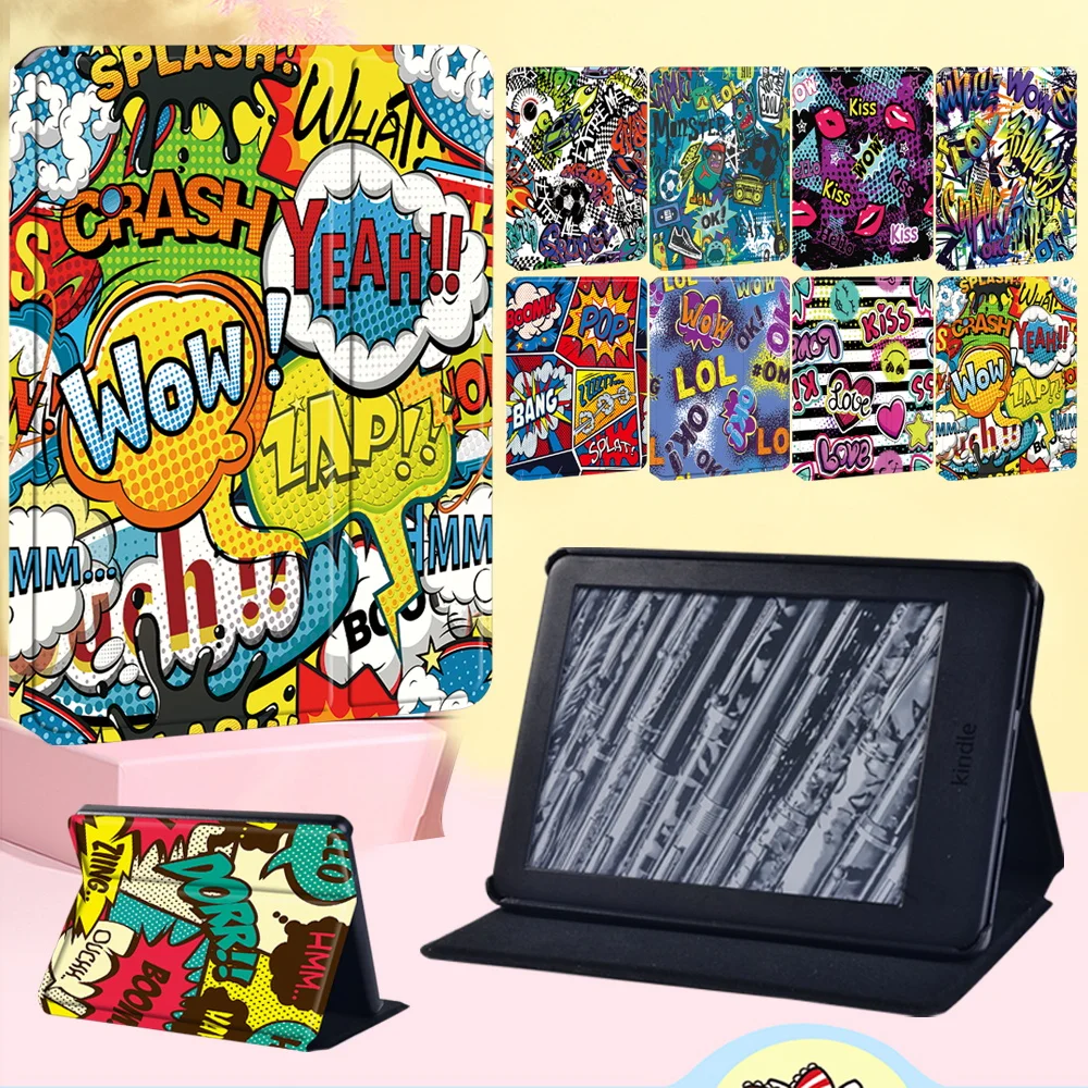 Cover Case for Amazon Kindle EReader Kindle (8th/10th Gen)/Paperwhite 1 2 3 4 Leather Flip Graffiti Air Protective Cover +Stylus
Cover Case for Amazon Kindle EReader Kindle (8th/10th Gen)/Paperwhite 1 2 3 4 Leather Flip Graffiti Air Protective Cover +Stylus