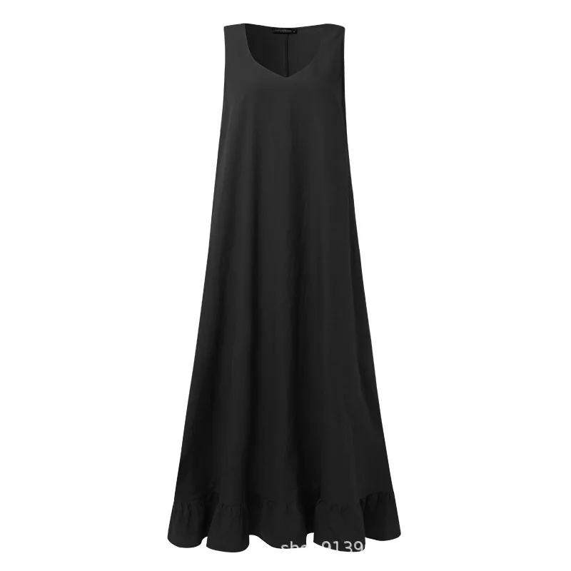 FNOCE Casual Plus Large Big Size Dresses Woman Summer 2021 Ladies Sleeveless V-Neck Light Floor Length Maxi Dress Elegant Beach
FNOCE Casual Plus Large Big Size Dresses Woman Summer 2021 Ladies Sleeveless V-Neck Light Floor Length Maxi Dress Elegant Beach