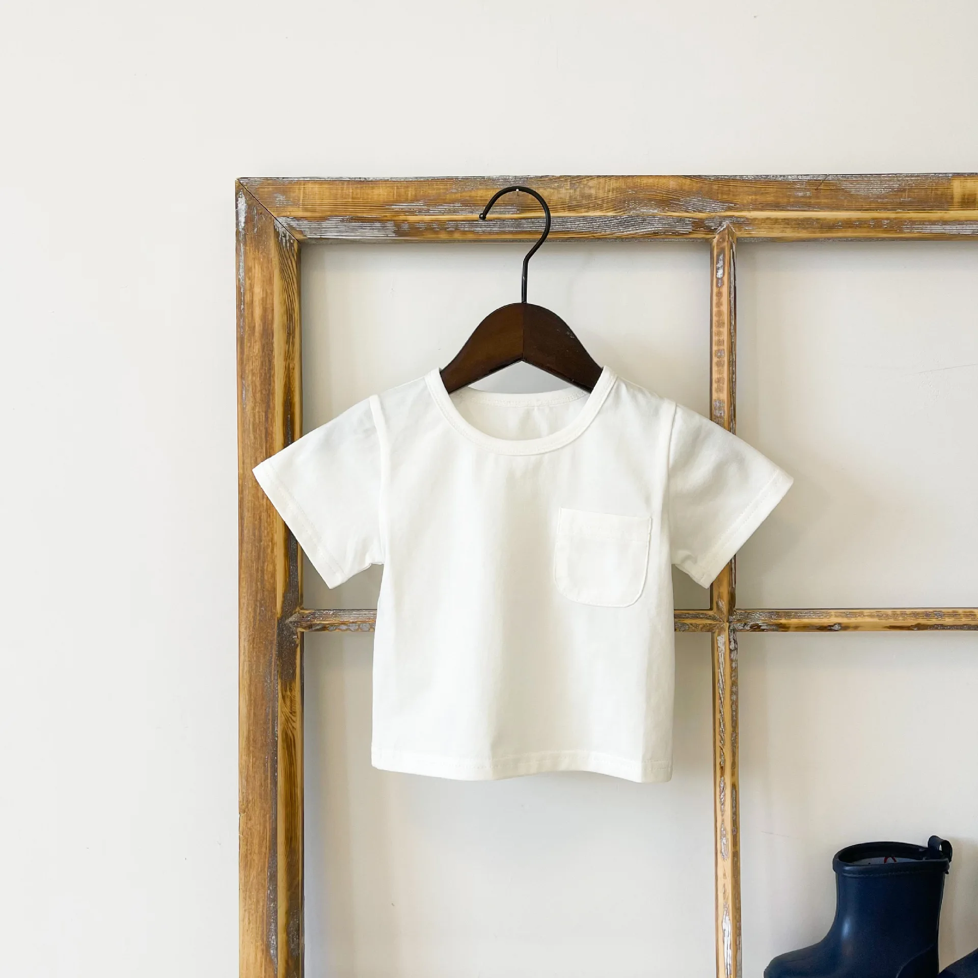 Summer Children Pocket Decoration T-shirts For Girls Short-sleeve Baby Tops Boys Tee Shirts Striped Toddler Baby Clothes
Summer Children Pocket Decoration T-shirts For Girls Short-sleeve Baby Tops Boys Tee Shirts Striped Toddler Baby Clothes