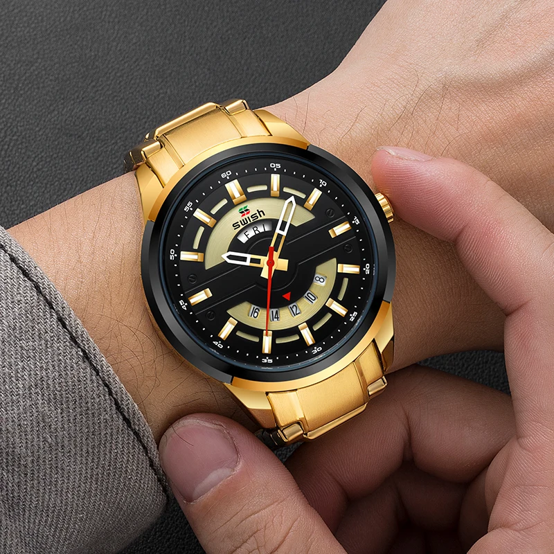 SWISH 2020 Watch Men Sport Quartz Fashion Stainless Steel Clock Mens Watches Top Brand Luxury Waterproof Business Wristwatch
SWISH 2020 Watch Men Sport Quartz Fashion Stainless Steel Clock Mens Watches Top Brand Luxury Waterproof Business Wristwatch