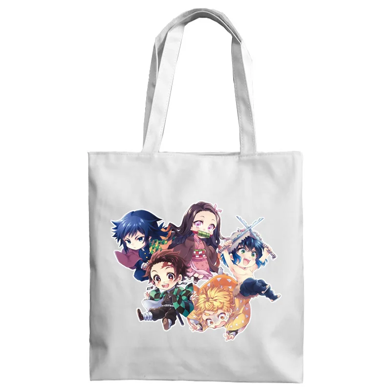 Demon Slayer Cosplay Canvas Handbag Unisex Student Shopping Bag Double-sided Color Durable Printing Customizable Handbag
Demon Slayer Cosplay Canvas Handbag Unisex Student Shopping Bag Double-sided Color Durable Printing Customizable Handbag