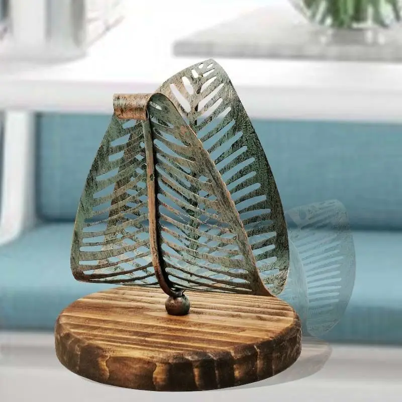Vintage Leaf Table Tissue Holder Napkin Rack Stand Metal Art Craft Home Decoration Hotel Restaurant Desktop Cafe Ornaments Gift
Vintage Leaf Table Tissue Holder Napkin Rack Stand Metal Art Craft Home Decoration Hotel Restaurant Desktop Cafe Ornaments Gift