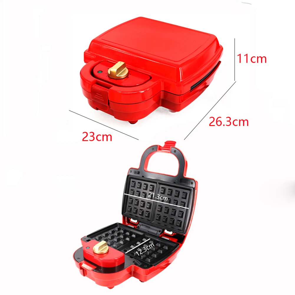 750W Electric Sandwich Breakfast Machine Multifunctional Household timing Convenient Oven Pan Panini Waffle Breakfast Machine
750W Electric Sandwich Breakfast Machine Multifunctional Household timing Convenient Oven Pan Panini Waffle Breakfast Machine