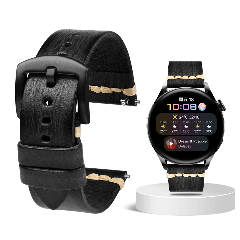 Genuine Leather Watchband for samsung Galaxy watch 46mm 20mm 22mm 24mm Watch Band T-issote T-imex O-mega Men Wrist Bracelets
Genuine Leather Watchband for samsung Galaxy watch 46mm 20mm 22mm 24mm Watch Band T-issote T-imex O-mega Men Wrist Bracelets