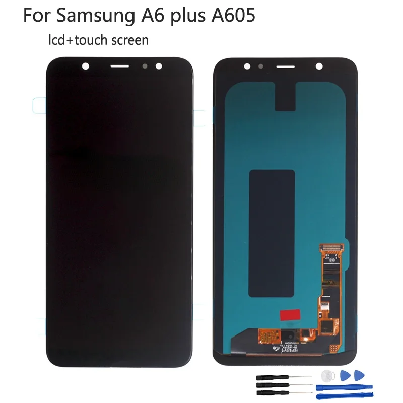 OLED For Samsung Galaxy A6 Plus A6+ A605 SM-A605F Display LCD Touch Screen For Samsung A605FN A605G A605GN LCD Display Replace
OLED For Samsung Galaxy A6 Plus A6+ A605 SM-A605F Display LCD Touch Screen For Samsung A605FN A605G A605GN LCD Display Replace