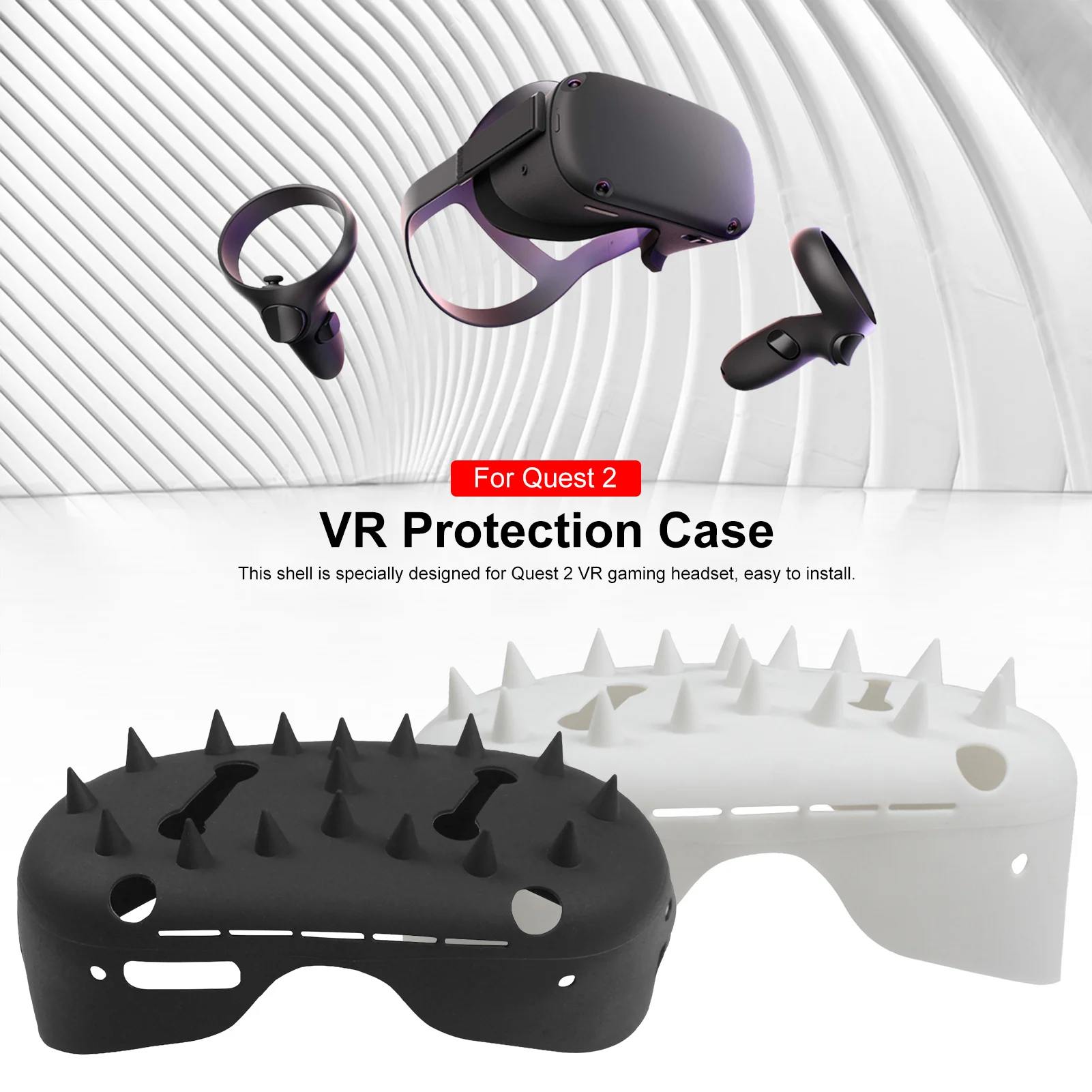 Rondaful VR Helmet Protective Front Cover For Oculus Quest 2 Anti-Throw Protection Shell For Oculus Quest 2 Headset Accessories
Rondaful VR Helmet Protective Front Cover For Oculus Quest 2 Anti-Throw Protection Shell For Oculus Quest 2 Headset Accessories