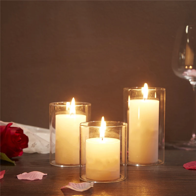 Glass Cylinder Home Decor Vases Pillar Candle Floating Candles Holders for Flower Vase Wedding Centerpieces
Glass Cylinder Home Decor Vases Pillar Candle Floating Candles Holders for Flower Vase Wedding Centerpieces