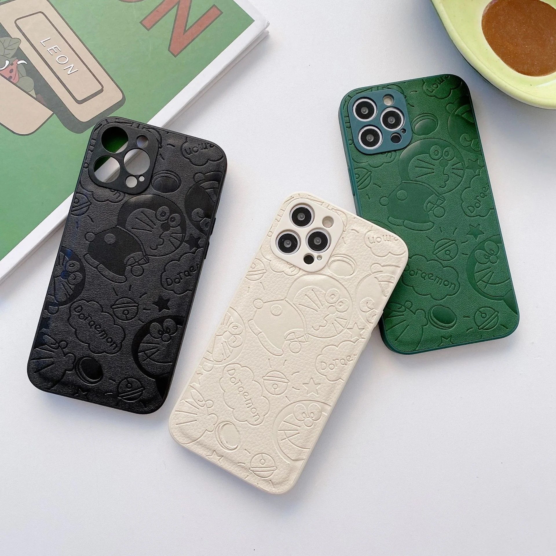 Suitable for iPhone 13 leather Doraemon For iPhone 11 skin pressing mobile phone case leather grain 12promax silicone soft shell
Suitable for iPhone 13 leather Doraemon For iPhone 11 skin pressing mobile phone case leather grain 12promax silicone soft shell