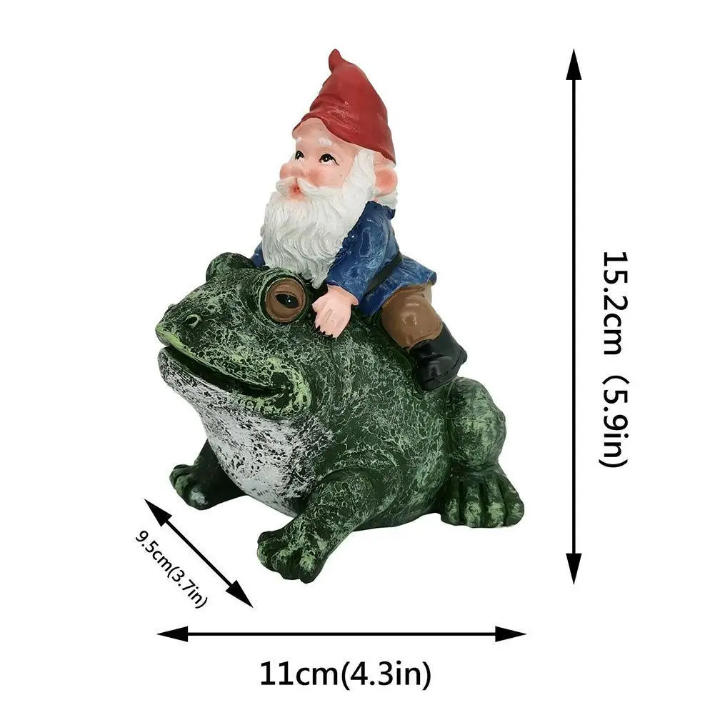 Dwarf Frog Resin Decoration Gnome Statue Countertops Shelves Bedside Table Mantel Lawn Garden Entrance Landscape Decor Outdoor
Dwarf Frog Resin Decoration Gnome Statue Countertops Shelves Bedside Table Mantel Lawn Garden Entrance Landscape Decor Outdoor