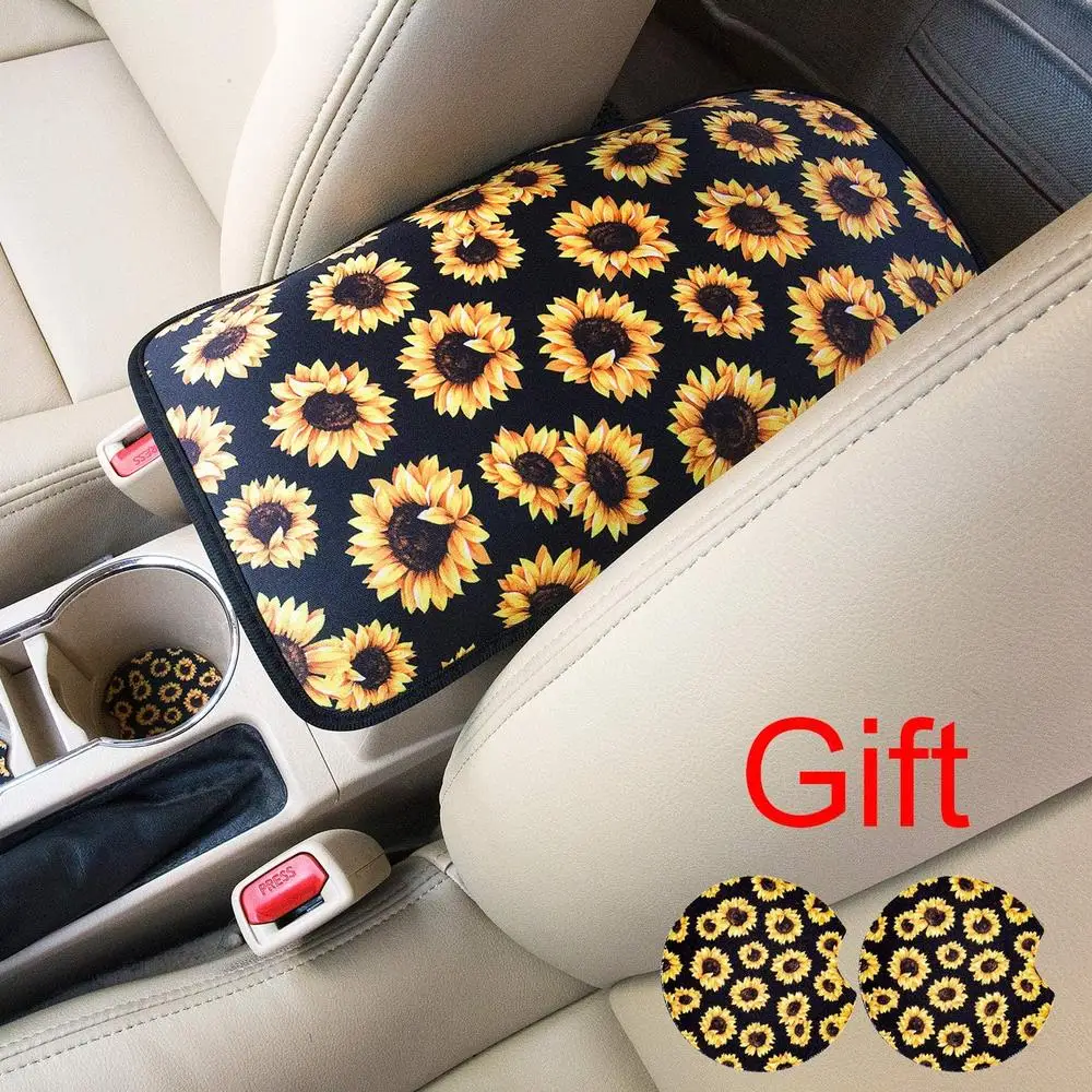 Universal Leather Car Central Armrest Pad Center Console Arm Sunflowers Pattern Cushion Pillow Cover Vehicle Protective Styling
Universal Leather Car Central Armrest Pad Center Console Arm Sunflowers Pattern Cushion Pillow Cover Vehicle Protective Styling