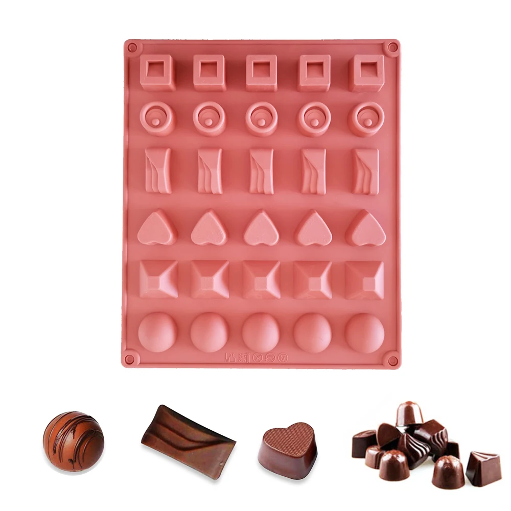 New 30 Cavity Multi Style Silicone Cake Mold Cookies 3D DIY Handmade Kitchen Reuse Baking Tools Decorating Mousse Making Mould
New 30 Cavity Multi Style Silicone Cake Mold Cookies 3D DIY Handmade Kitchen Reuse Baking Tools Decorating Mousse Making Mould