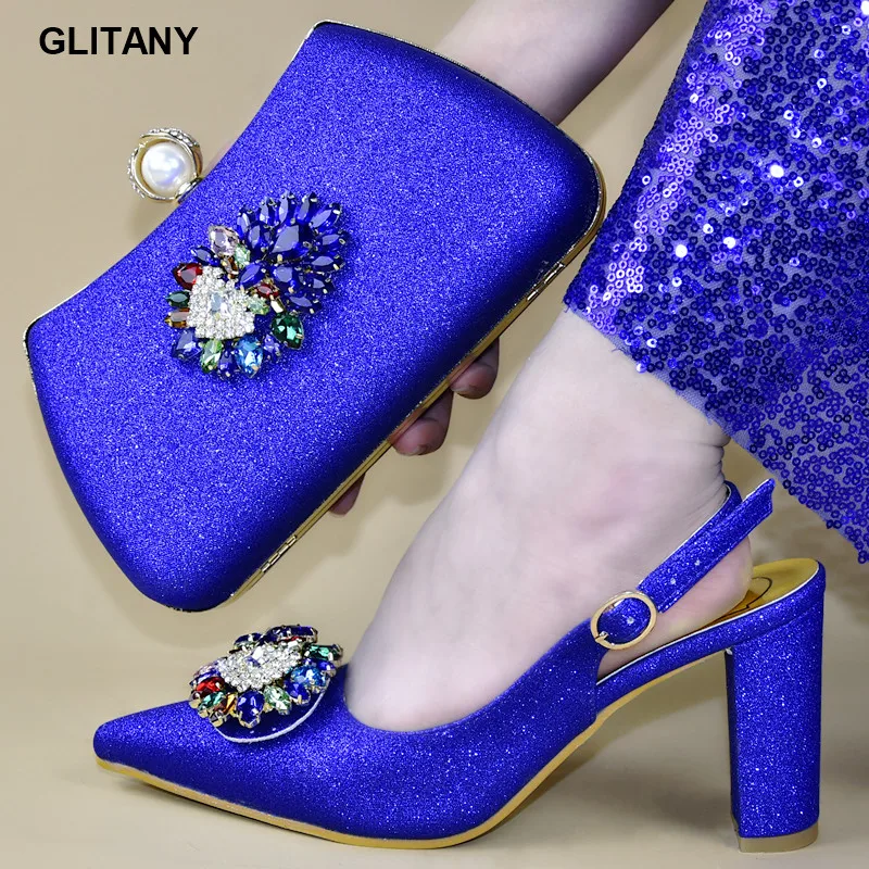 

Комплект женской обуви и сумочки, распродажа, Дизайнерская Женская Роскошная обувь 2020, Итальянская обувь с подходящими сумочками, Высококачественная элегантная обувь
