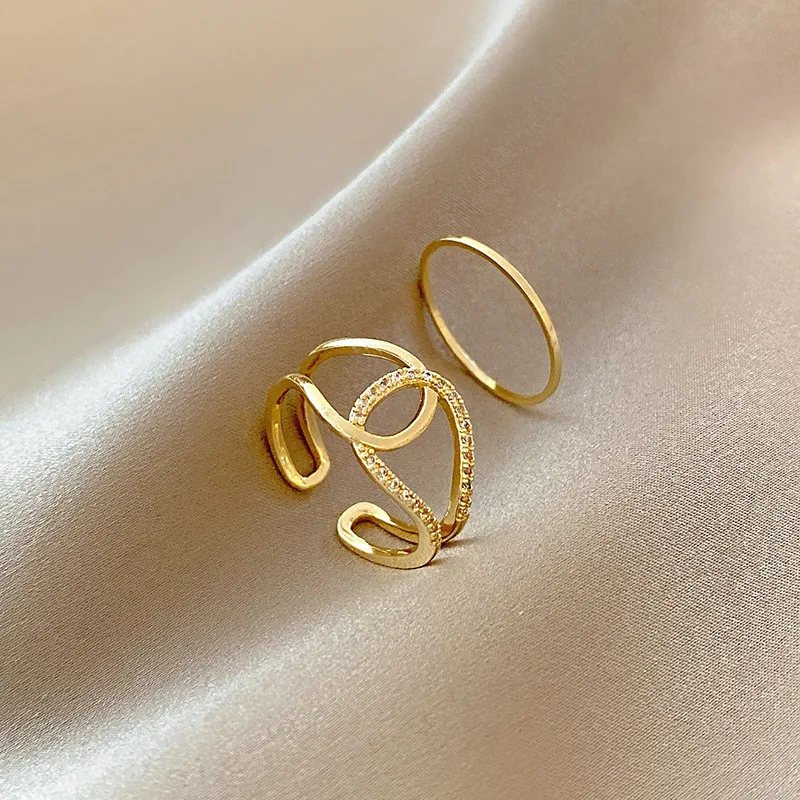 2021 Trendy 2PCS Rings Set For Women Fashion Korean Style Gold Plated Geometric Finger Ring Girls Wedding Jewelry Gift Wholesale
2021 Trendy 2PCS Rings Set For Women Fashion Korean Style Gold Plated Geometric Finger Ring Girls Wedding Jewelry Gift Wholesale
