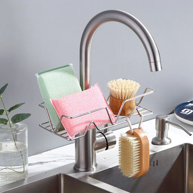 Stainless Steel Faucet Storage Rack Sink Sponge Cloth Drainage Storage Rack Bathroom Shower Storage Rack Kitchen Storage Supplie
Stainless Steel Faucet Storage Rack Sink Sponge Cloth Drainage Storage Rack Bathroom Shower Storage Rack Kitchen Storage Supplie