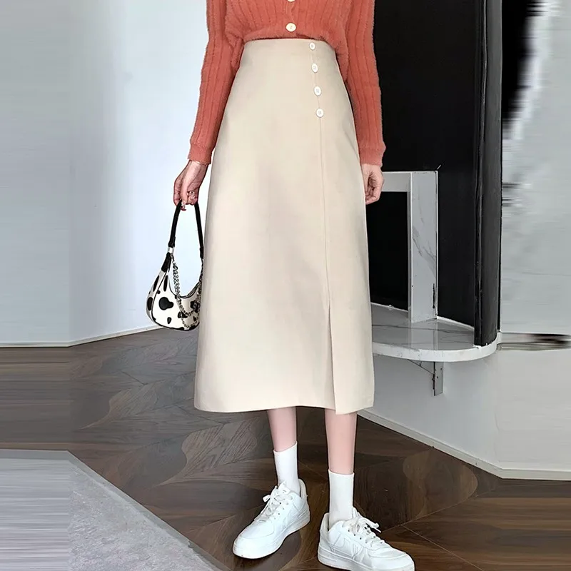 Women High Waist Pencil Skirts New Arrival 2022 Spring Korean Style Solid Color All-match Ladies Elegant Long Skirt W808
Women High Waist Pencil Skirts New Arrival 2022 Spring Korean Style Solid Color All-match Ladies Elegant Long Skirt W808