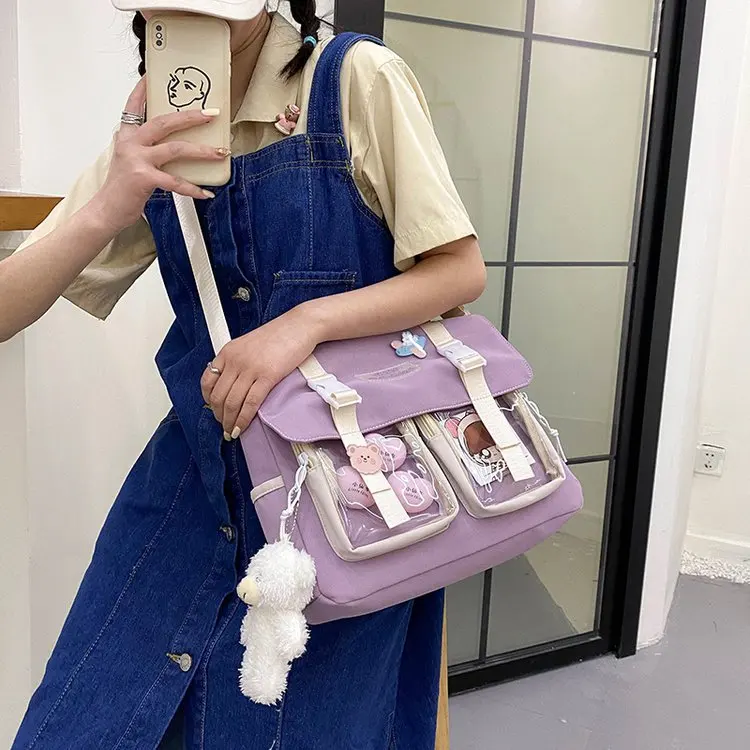 2021 summer new Japanese ins creative funny personality soft girl student transparent messenger bag cute shoulder bag
2021 summer new Japanese ins creative funny personality soft girl student transparent messenger bag cute shoulder bag