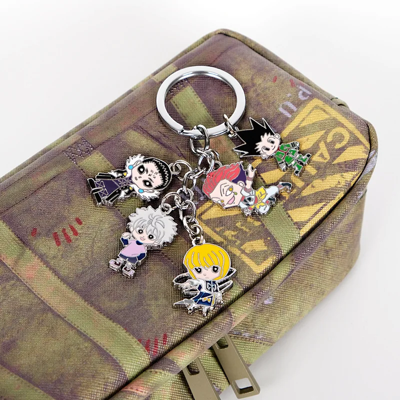 Anime Hunter x Hunter Keychain Gon Killua Zoldyck Kurapika Hisoka Metal Figures Keyrings For Women And Men Fashion Car Key Chain
Anime Hunter x Hunter Keychain Gon Killua Zoldyck Kurapika Hisoka Metal Figures Keyrings For Women And Men Fashion Car Key Chain