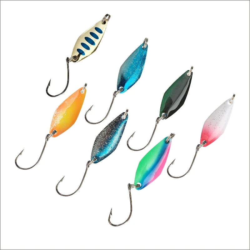 1PCS Minnow Fishing Spoon Top Single Hook Japan Trout Lure 5.5cm 3.7g Colorful Fishing Sea Tail Spinner Lure Bait Parts for Pike
1PCS Minnow Fishing Spoon Top Single Hook Japan Trout Lure 5.5cm 3.7g Colorful Fishing Sea Tail Spinner Lure Bait Parts for Pike