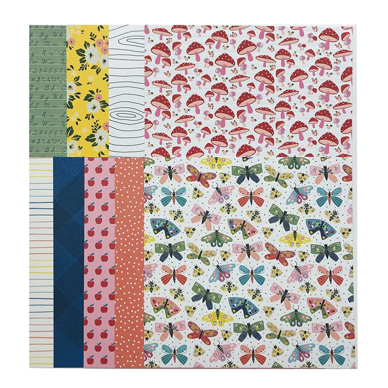 SS Creativity 9pcs 6 inch Woodland flower Printed Craft Paper Scrapbooking Metal Dies Material Vintage Diy Cardmaking Tag
SS Creativity 9pcs 6 inch Woodland flower Printed Craft Paper Scrapbooking Metal Dies Material Vintage Diy Cardmaking Tag