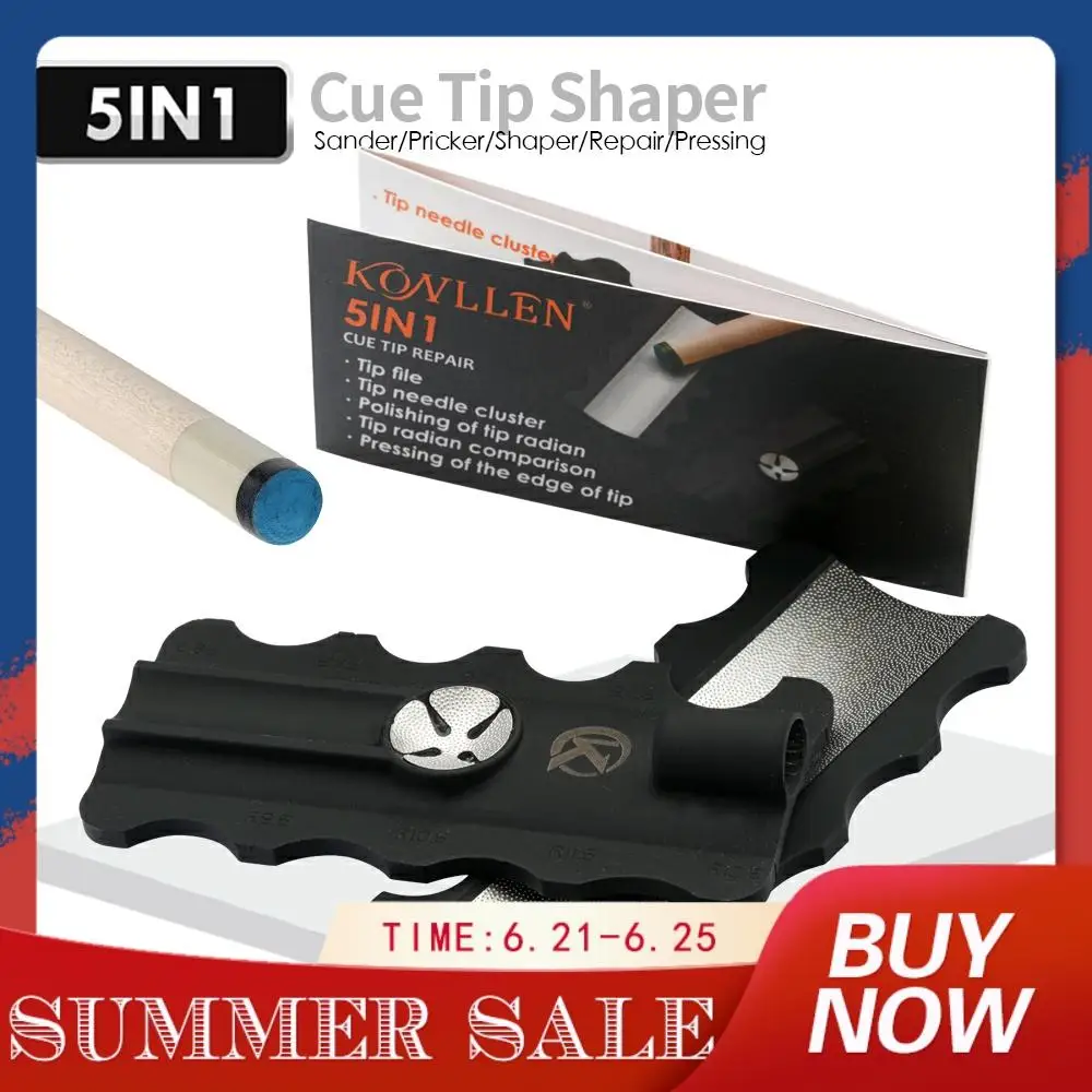 Billiard Pricker Tool Pool Cue5 In 1Tip Repair Tool Convenience Replacement Sander Shaper Change Professional Billiard Accessory
Billiard Pricker Tool Pool Cue5 In 1Tip Repair Tool Convenience Replacement Sander Shaper Change Professional Billiard Accessory