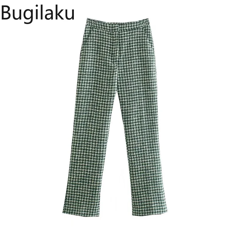 High Waist Pockets Pencil Pants Women Office Lady Plaid Casual Sweet Trousers Fashion All-match New Arrival Pantalones Mujer
High Waist Pockets Pencil Pants Women Office Lady Plaid Casual Sweet Trousers Fashion All-match New Arrival Pantalones Mujer