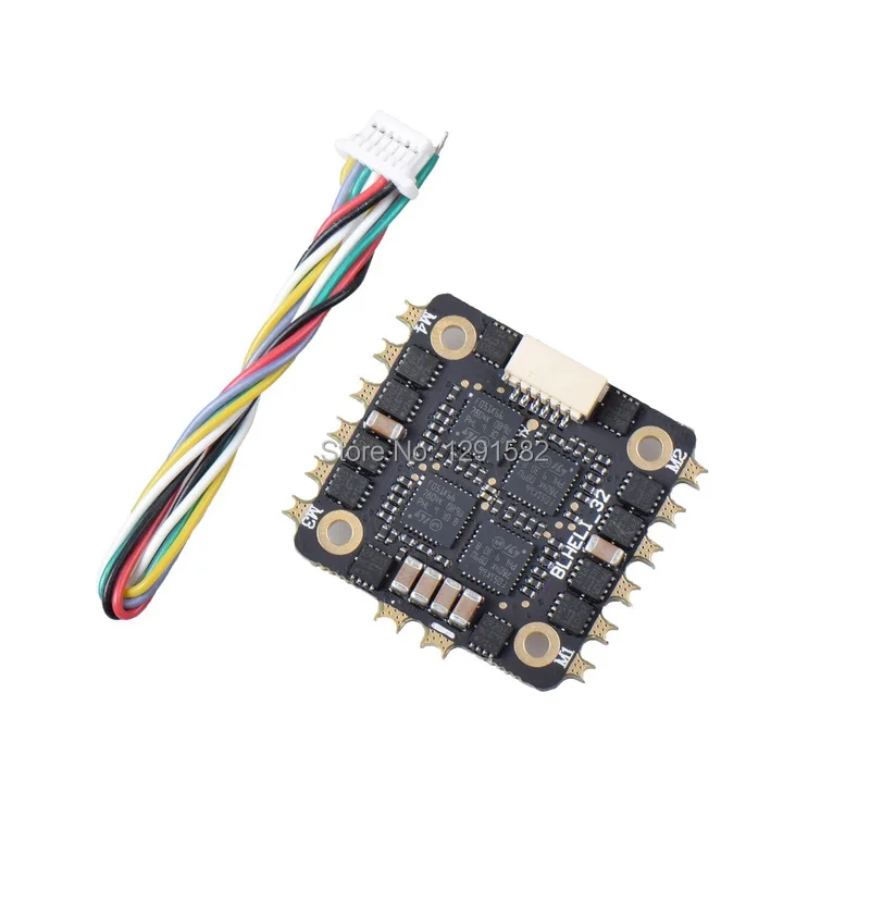 JHEMCU BL32 25A 4 в 1 2 4s ESC BLHeli 32 бита поддержка Dshot1200/600/300/150 Oneshot125 Multishot PWM для FPV гоночного