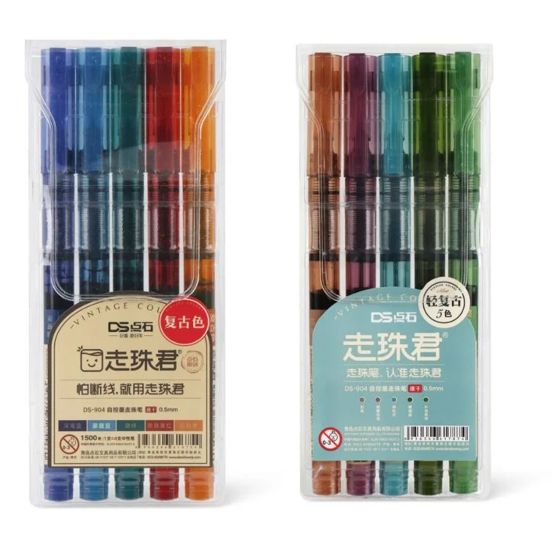 5pcs Retro Easy Writing Gel Ink Pens Set 0.5mm Beautiful Colors Drawing Liner Marker Office School Supplies E6325
5pcs Retro Easy Writing Gel Ink Pens Set 0.5mm Beautiful Colors Drawing Liner Marker Office School Supplies E6325