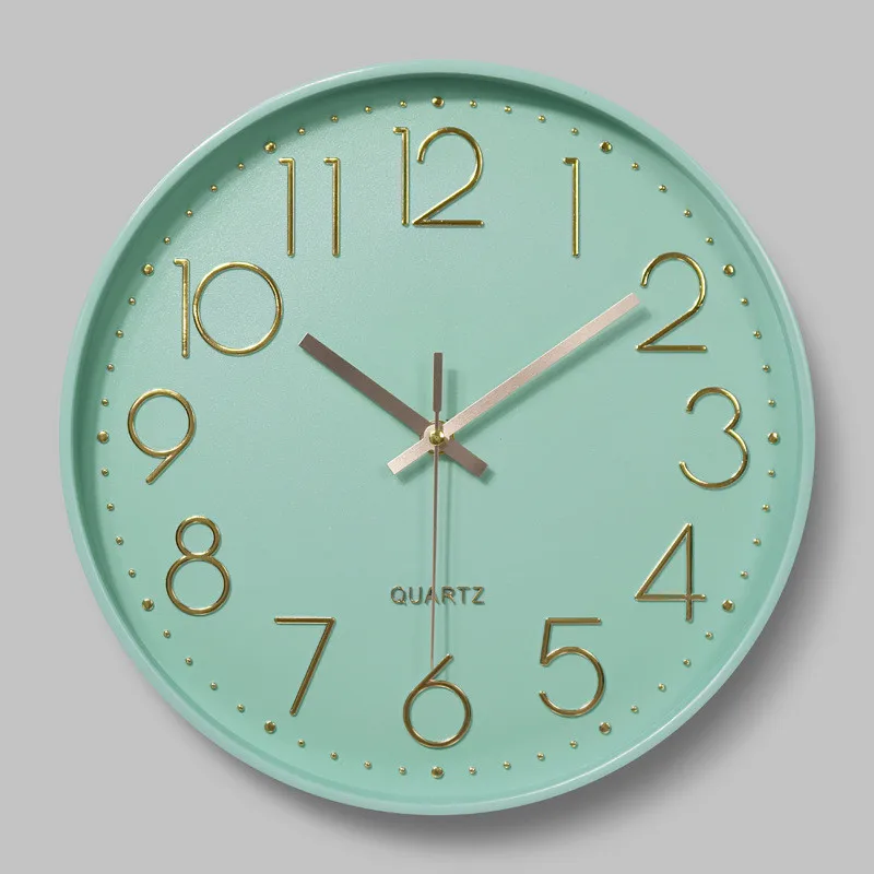 12 inch Mint Green Nordic Wall Clock Minimalist Thick Border 3D Clocks Reloj de pared Home Decor Decorations for Youth Room
12 inch Mint Green Nordic Wall Clock Minimalist Thick Border 3D Clocks Reloj de pared Home Decor Decorations for Youth Room