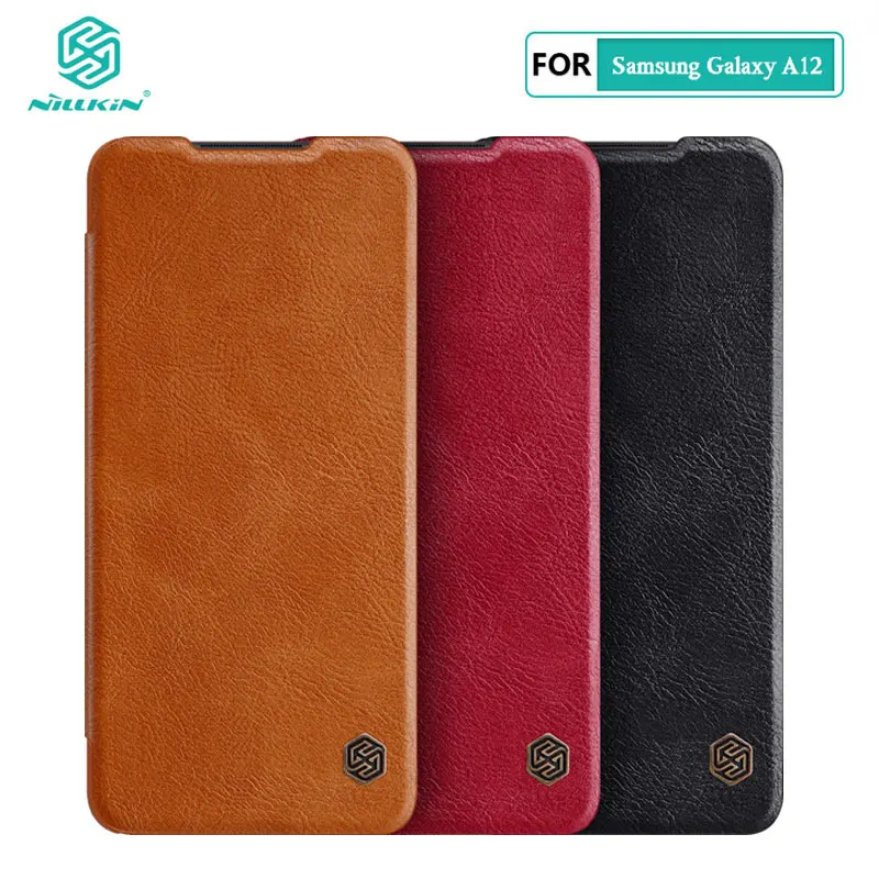 For Samsung Galaxy A12 Case Nillkin Qin Series PU Leather Flip Cover for Samsung Galaxy A12
For Samsung Galaxy A12 Case Nillkin Qin Series PU Leather Flip Cover for Samsung Galaxy A12
