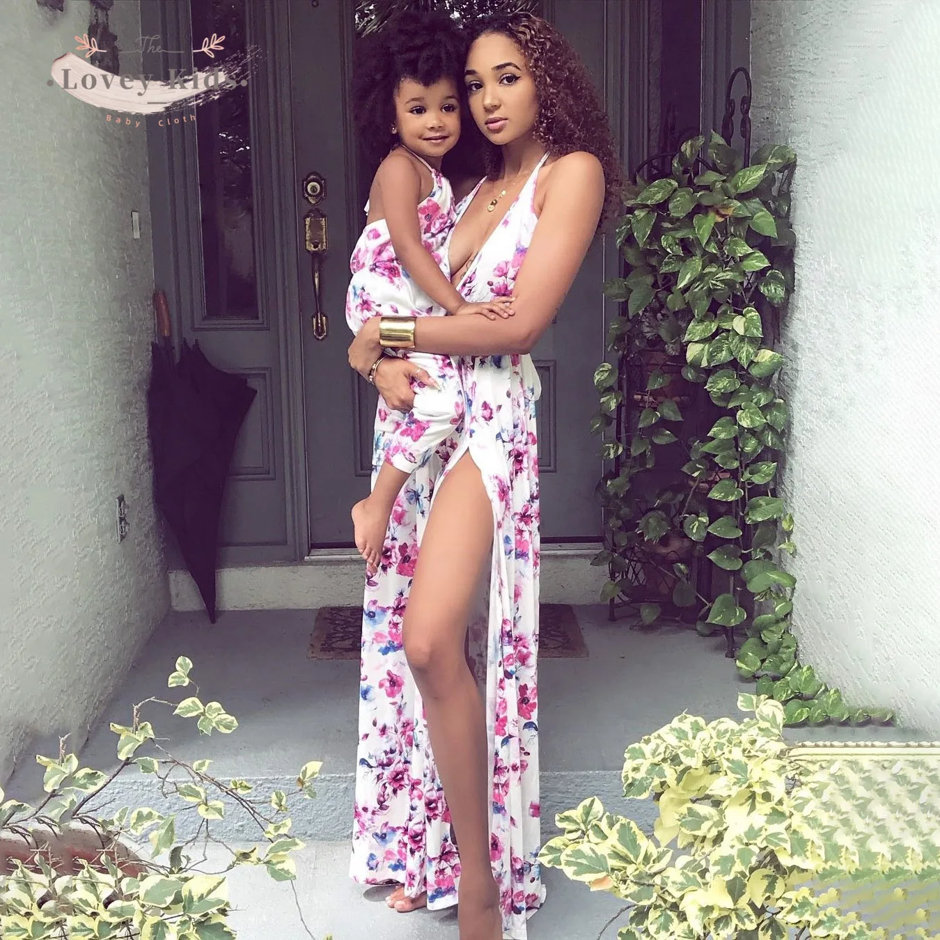 2021 Spring Family Matching Floral Dress Sweet Mother Daughter Set Kids Baby Girl's Halter Bandage Dresses Backless Clothes
2021 Spring Family Matching Floral Dress Sweet Mother Daughter Set Kids Baby Girl's Halter Bandage Dresses Backless Clothes